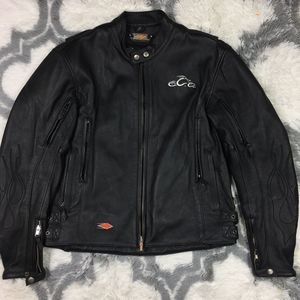 Orange County Choppers by Power Trip Motorcycle Leather Jacket Women’s Size S